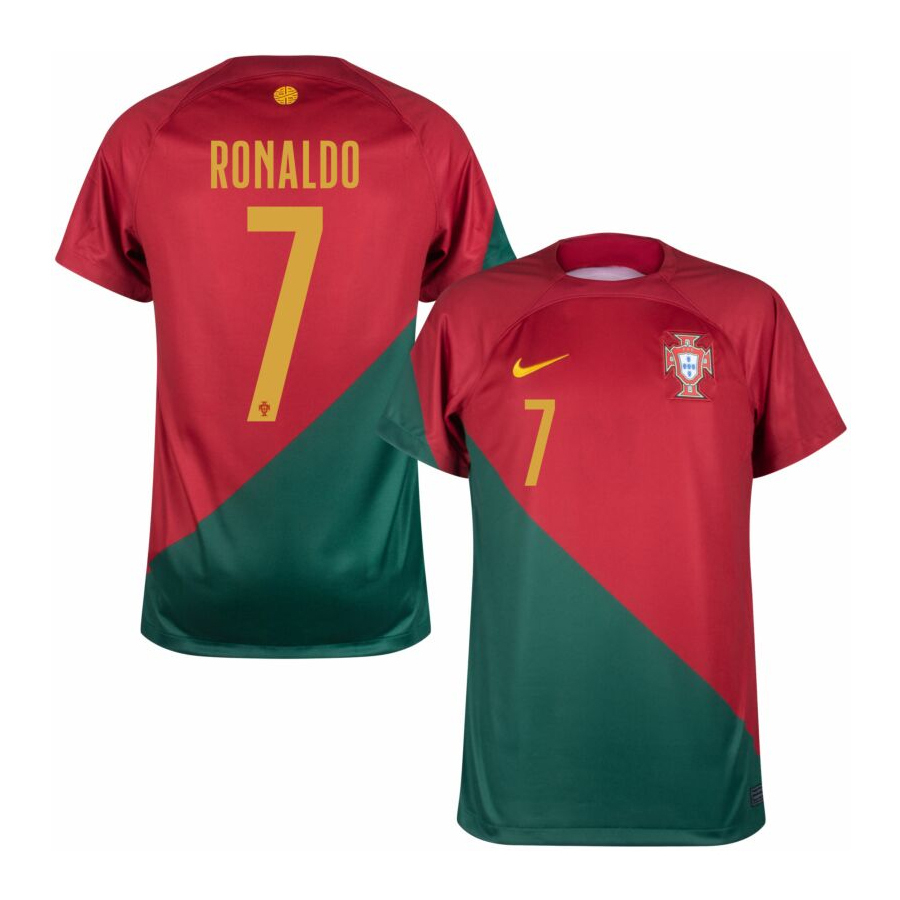 Camisa CR7 Portugal home 22/23 - Vermelho e verde - Copa