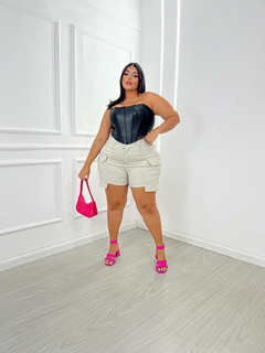 Imagem do Cropped Corselet Cirrê Plus Size