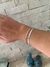 Bracelete de Prata 925 Duplo Tiras Vazadas - comprar online