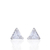 Brinco de Prata 925 Triângulo de Zircônia Cristal