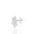Brinco de Prata 925 Floco de Neve Cravejado de Microzircônias - comprar online