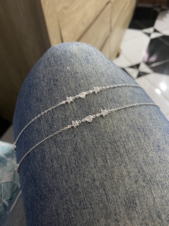 Pulseira três pedras