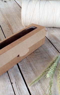 24 Cajas de 18 x 4.5 x 4.5 cm para macarons, alfajorcitos, regalos TV58 liner misionero - comprar online