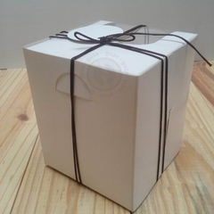 24 Cajas para mini pan dulce, minitortas, macetitas, regalos Ti72 Blancas - comprar online