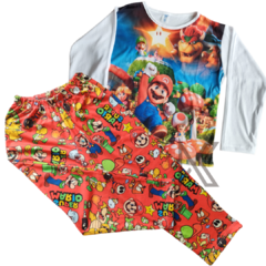 Pijama Manga Larga "Mario Bross" - comprar online