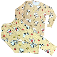 Pijama "Snoopy" - Manga Larga - comprar online