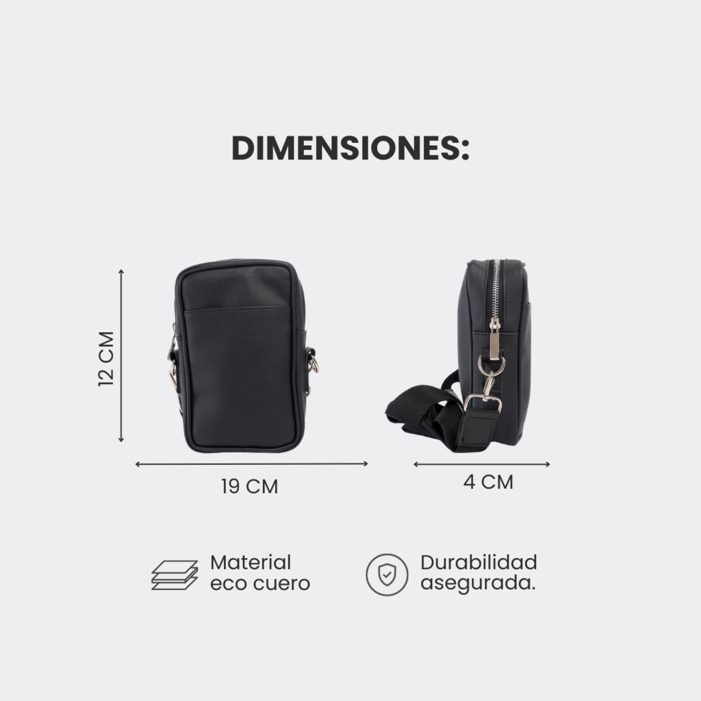 Mini morral hombre hotsell