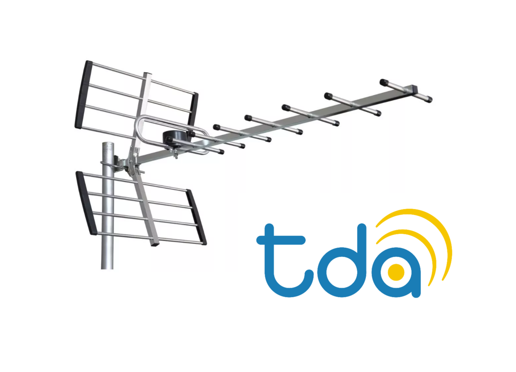 Antena Tda Tv Digital Hd Exterior Tdt Hdtv Cable Coaxil 10 Metros