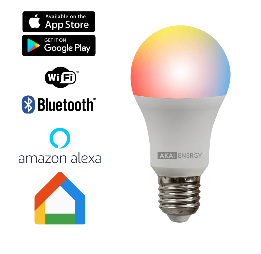 lampara led rgb smart inteligente wifi bluetooth alexa