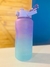 Set de 2 Botellas Motivacionales 2L + 900 ml con calcos y Stickers 3D LILA en internet