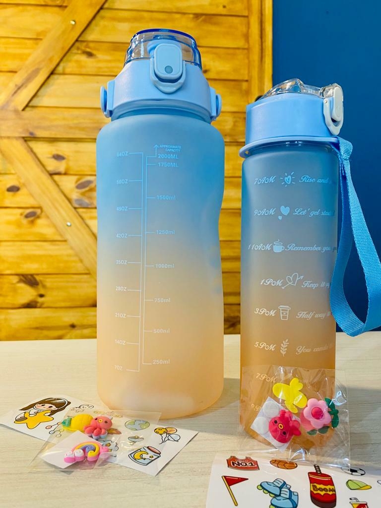 Botella de agua de fitness de gimnasio 3d