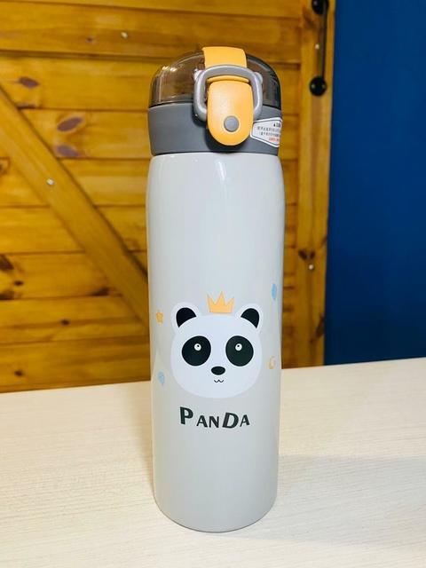 Botella térmica infantil Panda con Pico de silicona