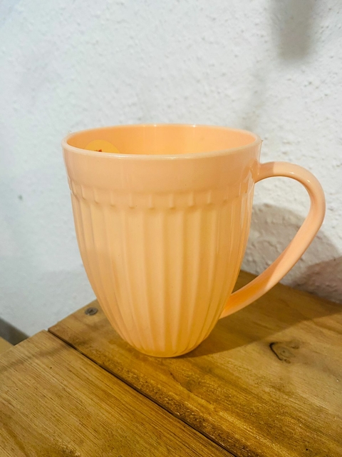 Tazón estilo mug Plastico 500cc Salmon