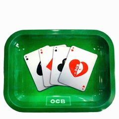 Bandeja OCB con tapa cartas poker