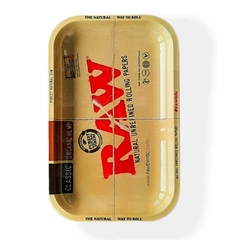 Bandeja mediana Raw metal rolling tray Logo default