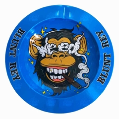 Cenicero redondo mono azul - Blunt Rey