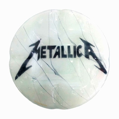 Cenicero vidrio artesanal Metallica