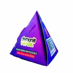 Filtro de vidrio 8 mm en caja triangular - Demonio Verde - comprar online