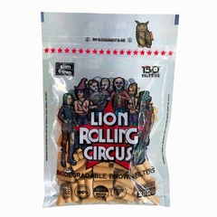 Filtros 6 mm Brown slim biodegradables - Lion Rolling Circus