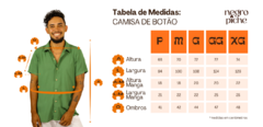 CAMISA DE BOTÃO - LADRILHO OCRE - Negro Piche