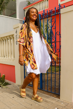 KIMONO CURTO - RESISTÊNCIA - MOSTARDA - comprar online