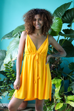 VESTIDO CECÍLIA - AMARELO