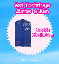 Set Portatraje Barbie + Ken en internet