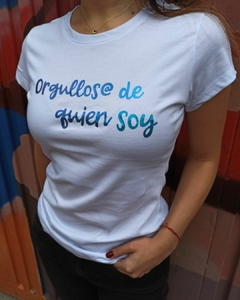 Camiseta Orgullos@ Azul/Blanca