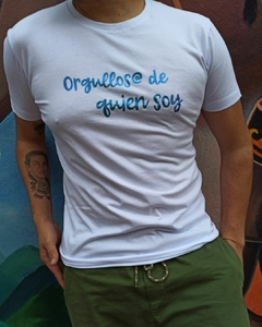 Camiseta Orgullos@ Azul/Blanca - comprar online