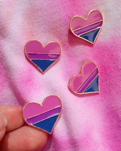 Pin Corazón Bisexual - comprar online