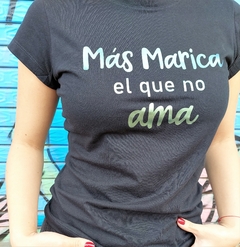 Camisa Más Marica Verde/Negra