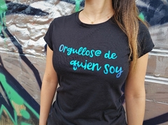 Camiseta Orgullos@ Azul/Negra - comprar online