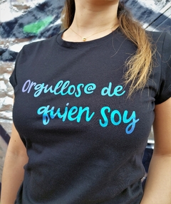 Camiseta Orgullos@ Azul/Negra en internet