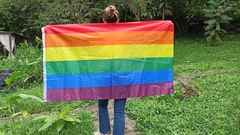 Bandera LGBTIQ+ en internet