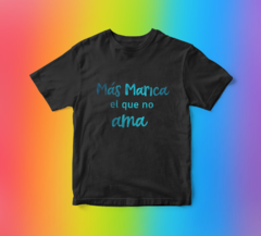 Camiseta Más Marica Azul/Negra - comprar online
