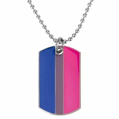Collar Placa Bisexual - comprar online