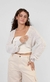 Cardigan Cropped Tricot Off - Martina