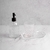 Set de baño 3 piezas Vidrio Diamante Transparente