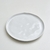 Plato de Postre Linea Organica Plain Blanca - comprar online