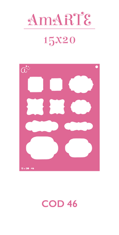 Stencil AmARTE 15x20 - 46