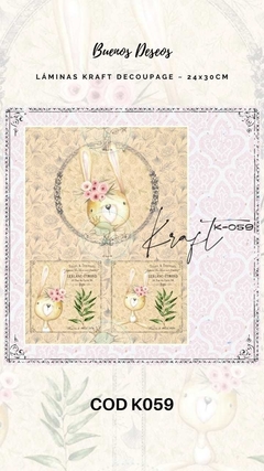 Kraft Decoupage Buenos Deseos - K059