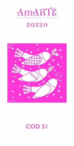 Stencil AmARTE NAV 20x20 - 51