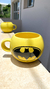 Taza esfera SUPER HEROE BATMAN LOGO AMARILLO