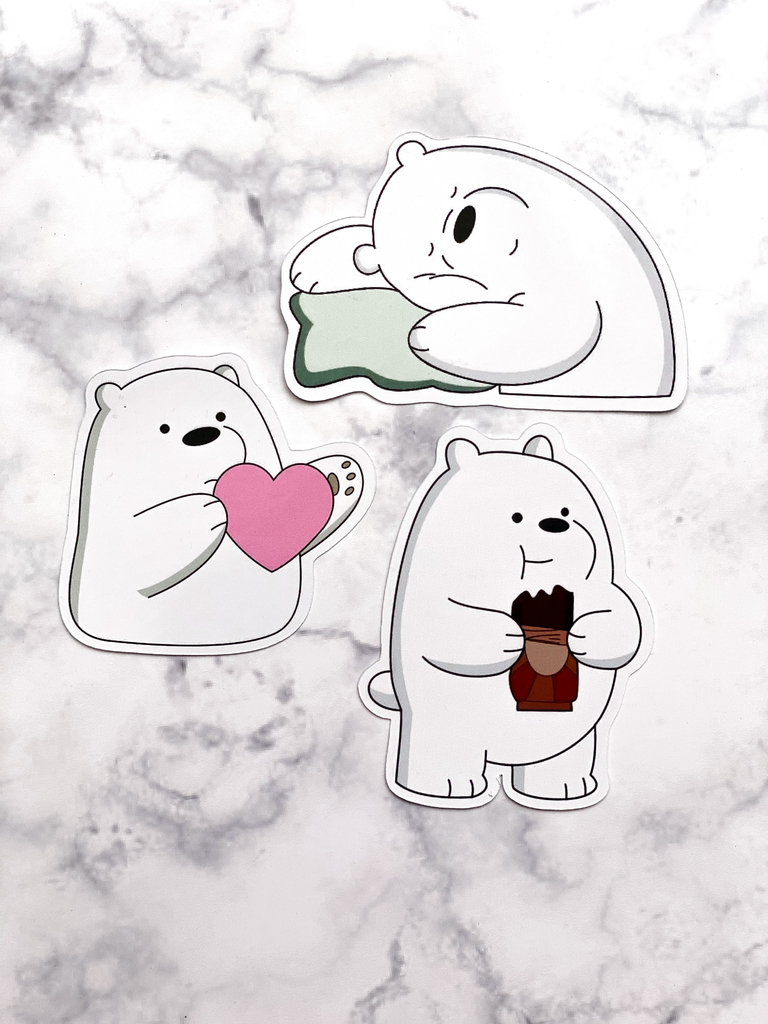 Set x3 stickers osos escandalosos POLAR Hemel Store