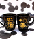 Set de tazas MICKEY Y MINNIE MOUSE LOVE GOLD BLACK