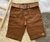 Bermuda Jeans Caramelo 10 ao 16 Megan Kids