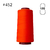 Hilo para coser Xik 120 #0452 Naranja Fluor