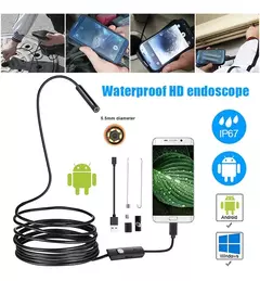 Camara Endoscopica 5mt Endoscopio Android Boroscopio Celular