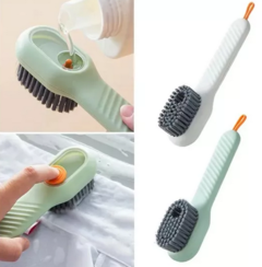 Cepillo Recargable Detergente Zapatillas Azulejos Baño Mango en internet