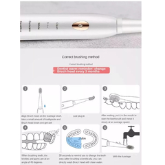 Kit Cuidado Dental Cepillo Eléctrico Usb + Organizador Doble Vaso Porta Cepillo en internet